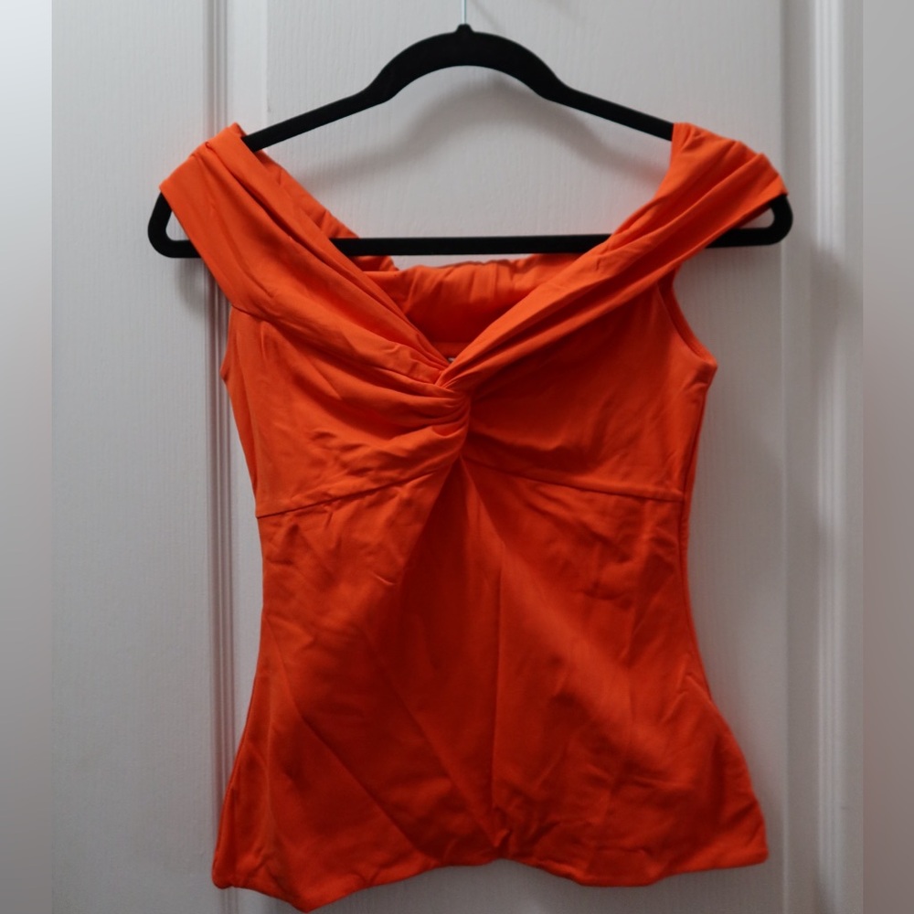 Elegant Orange Women's Top - Picture 1 of 1